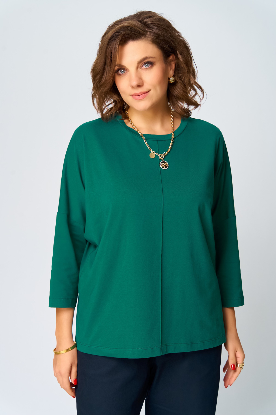 Джемпер BLISS 9313 изумрудный - фото 5