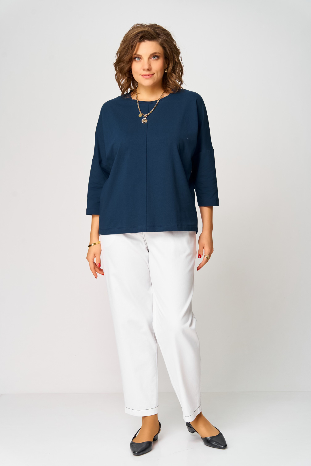 Джемпер BLISS 9313 синий - фото 2