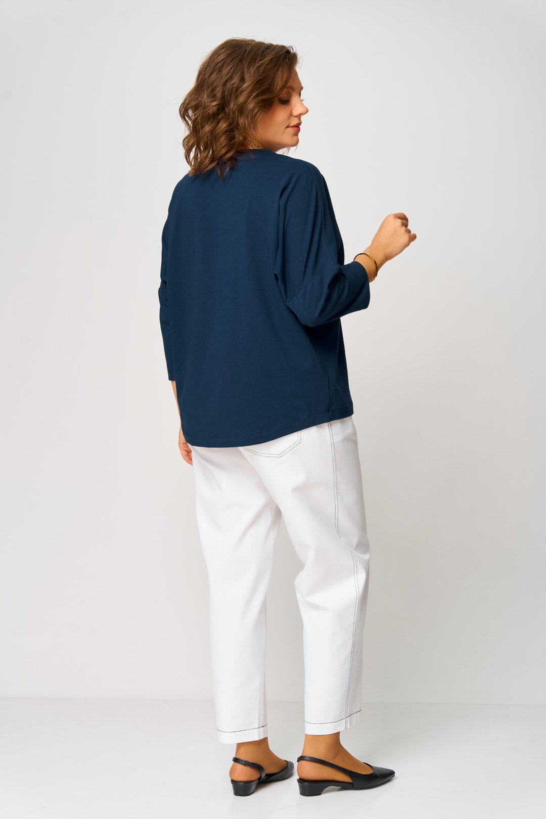 Джемпер BLISS 9313 синий - фото 4