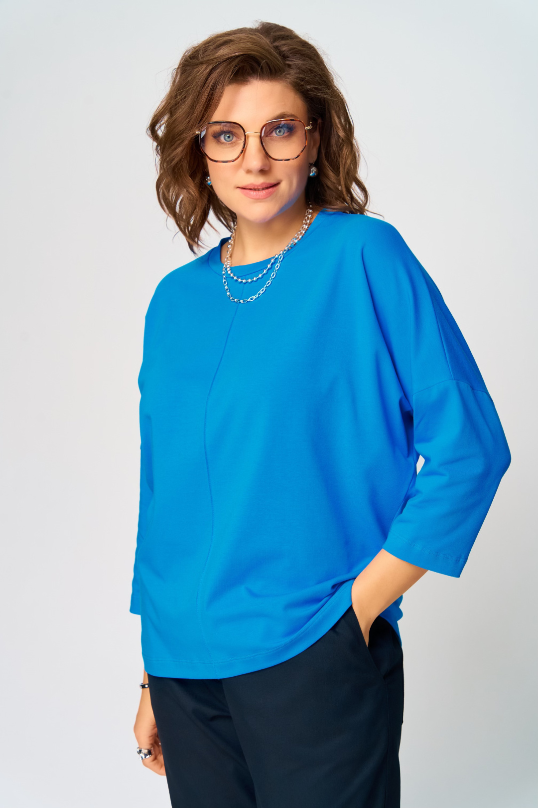 Джемпер BLISS 9313 василек - фото 5