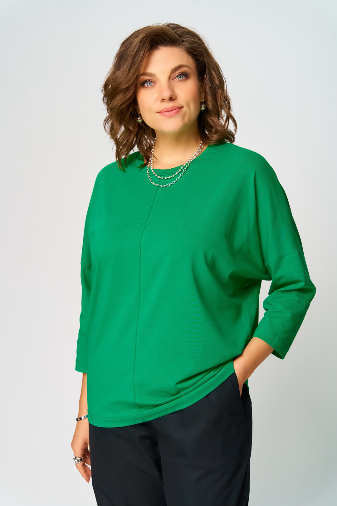 Джемпер BLISS 9313 зеленый - фото 1