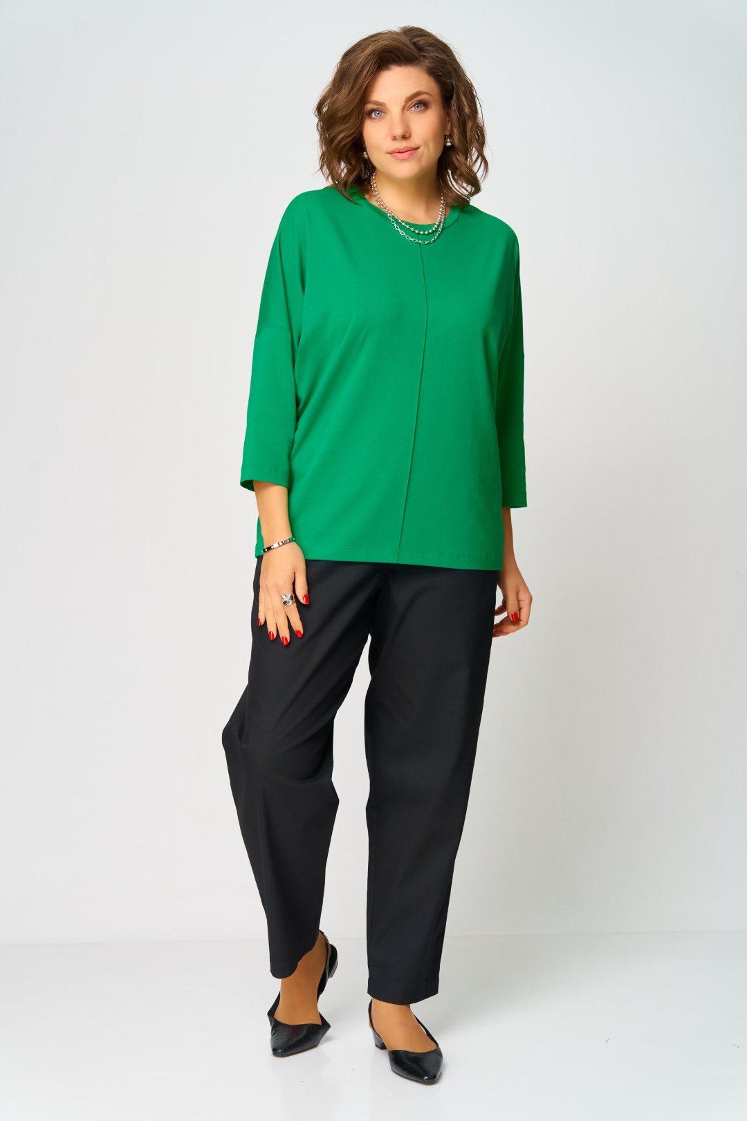 Джемпер BLISS 9313 зеленый - фото 4