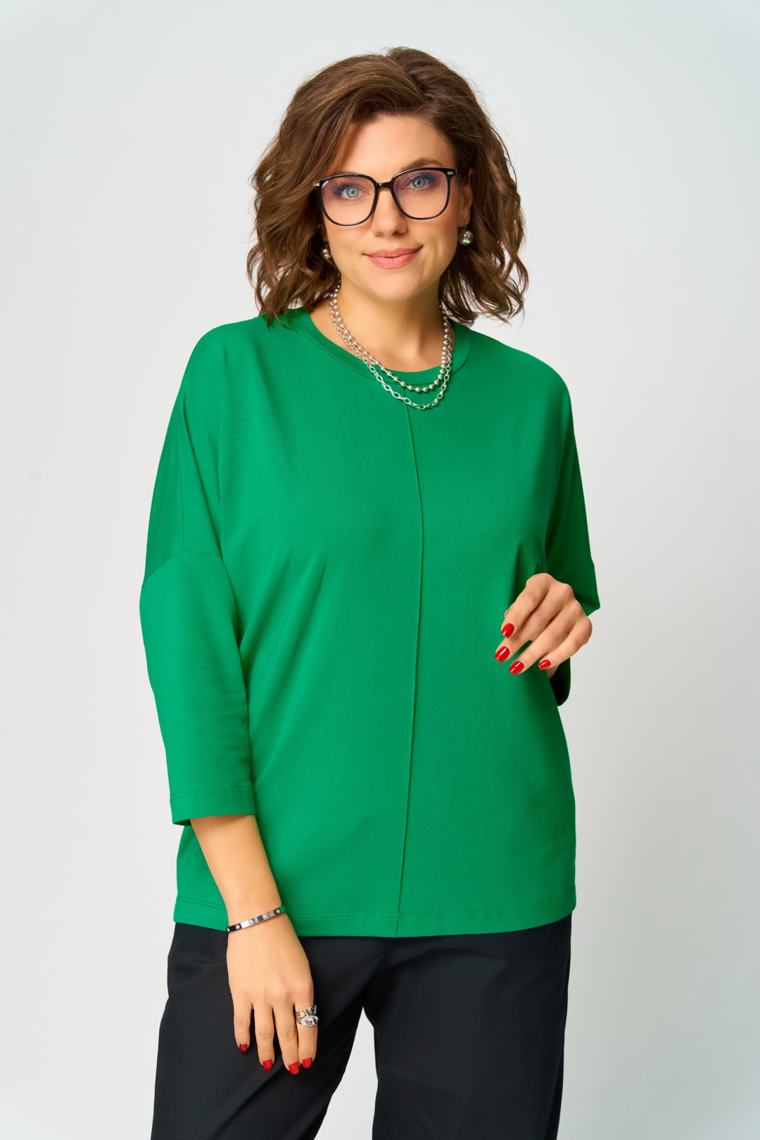 Джемпер BLISS 9313 зеленый - фото 5