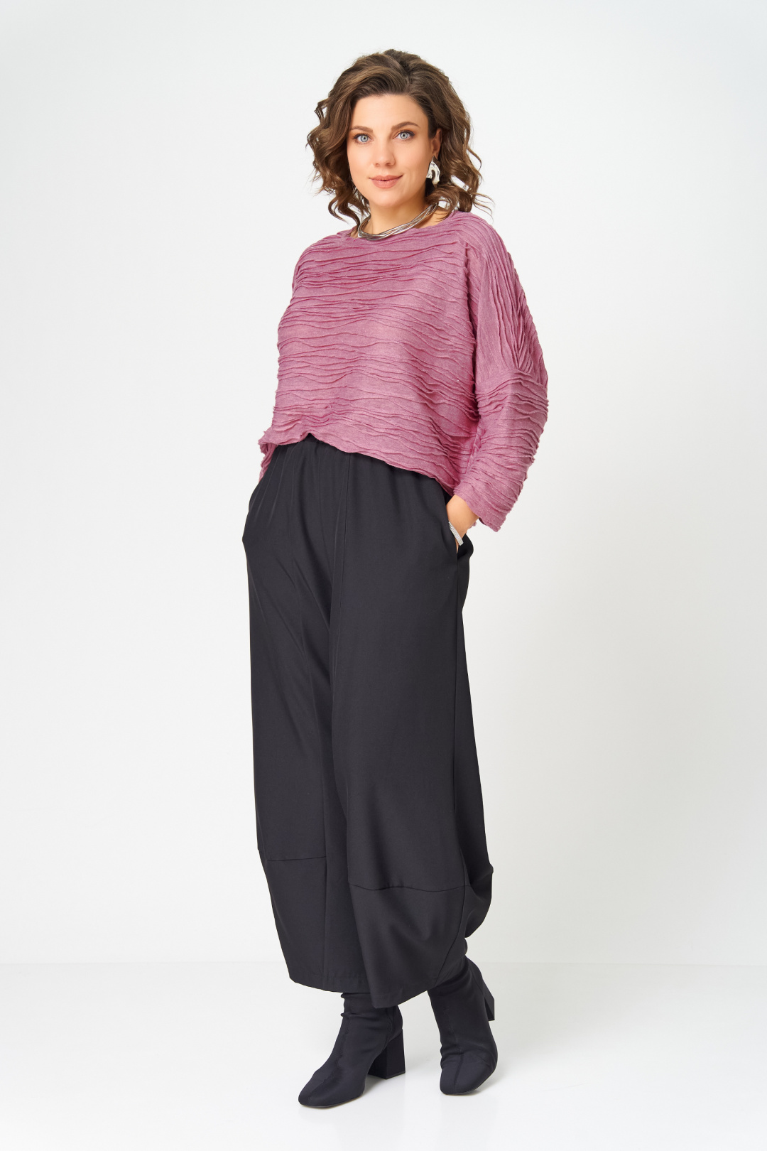 Джемпер BLISS 9400 розовый - фото 2