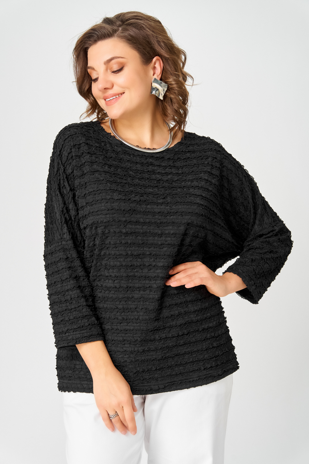 Джемпер BLISS 9401 черный - фото 3