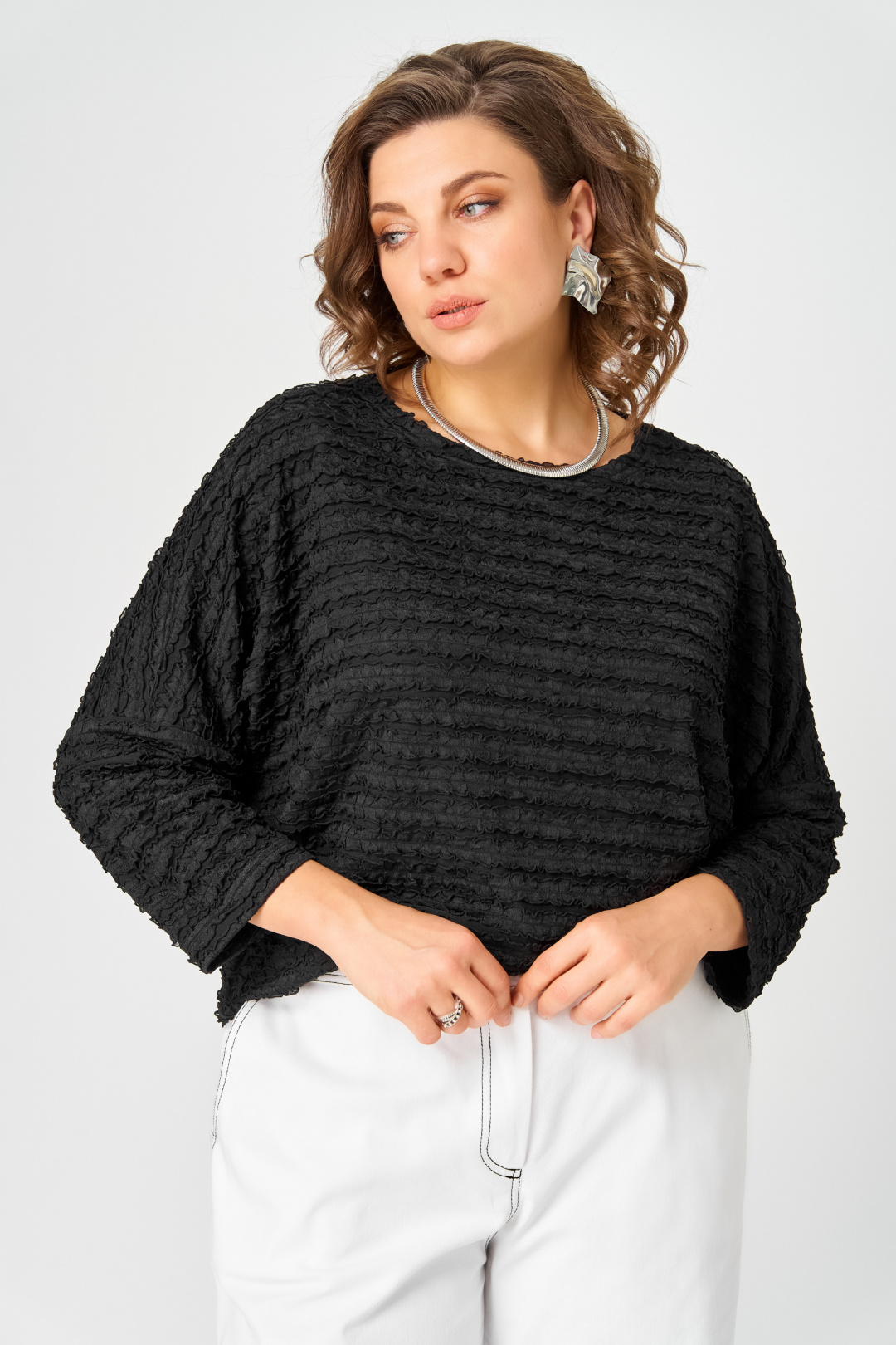 Джемпер BLISS 9401 черный - фото 5