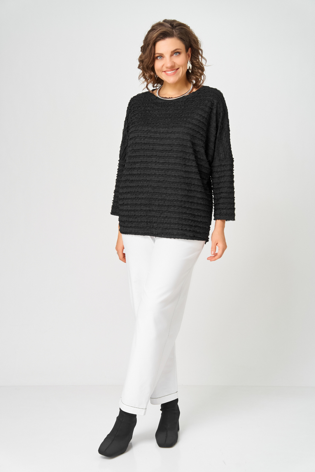 Джемпер BLISS 9401 черный - фото 6