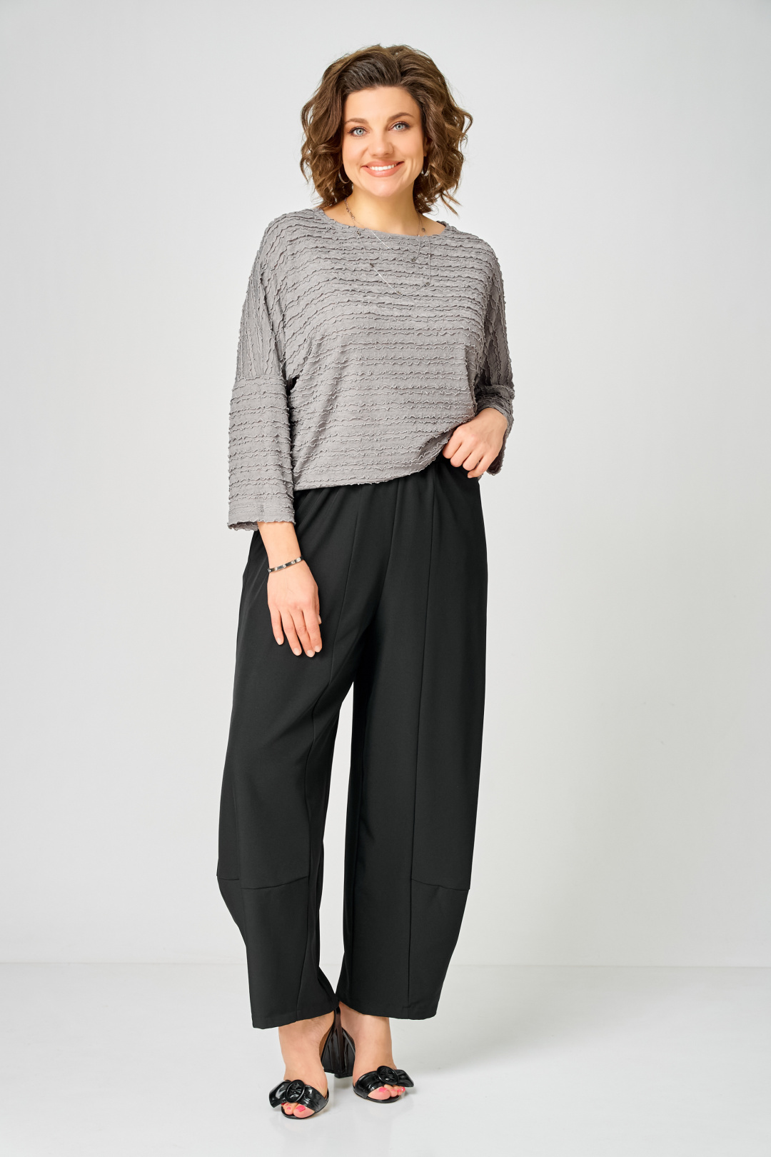 Джемпер BLISS 9401 кофейный - фото 3