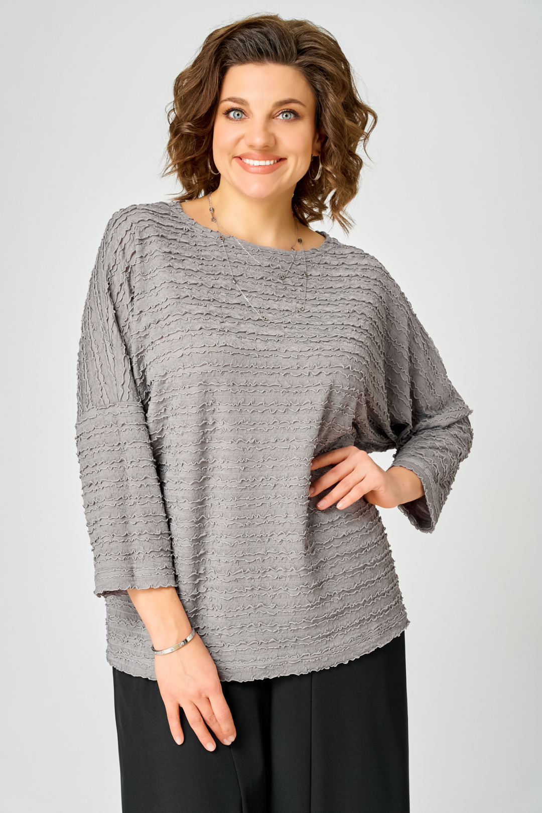 Джемпер BLISS 9401 кофейный - фото 4