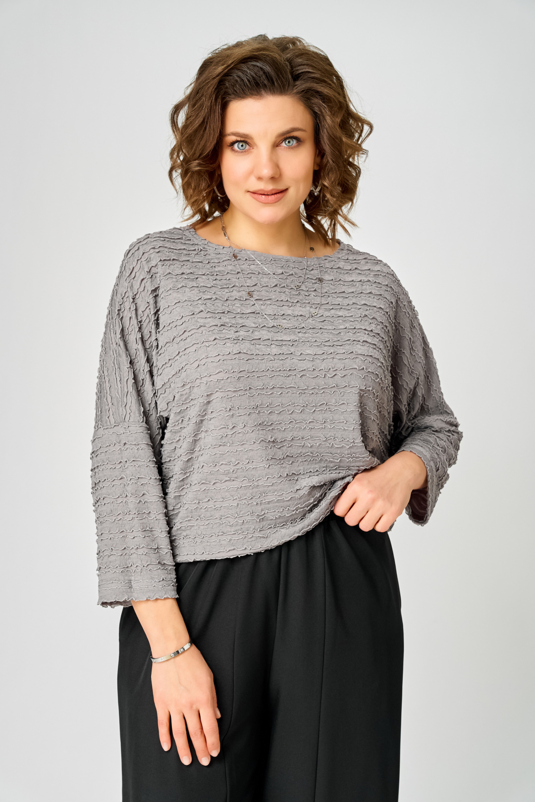 Джемпер BLISS 9401 кофейный - фото 5