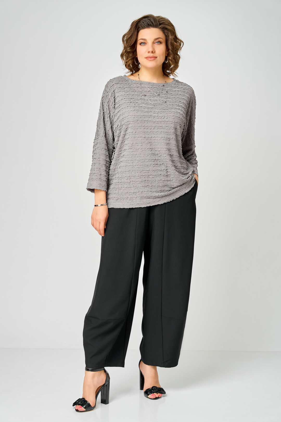 Джемпер BLISS 9401 кофейный - фото 6