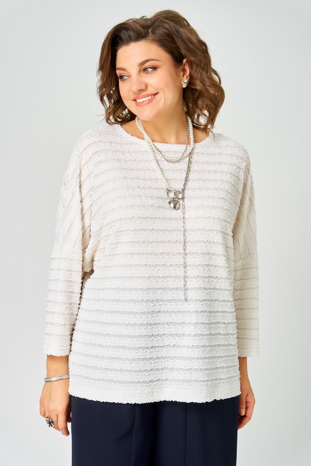 Джемпер BLISS 9401 молочный - фото 2