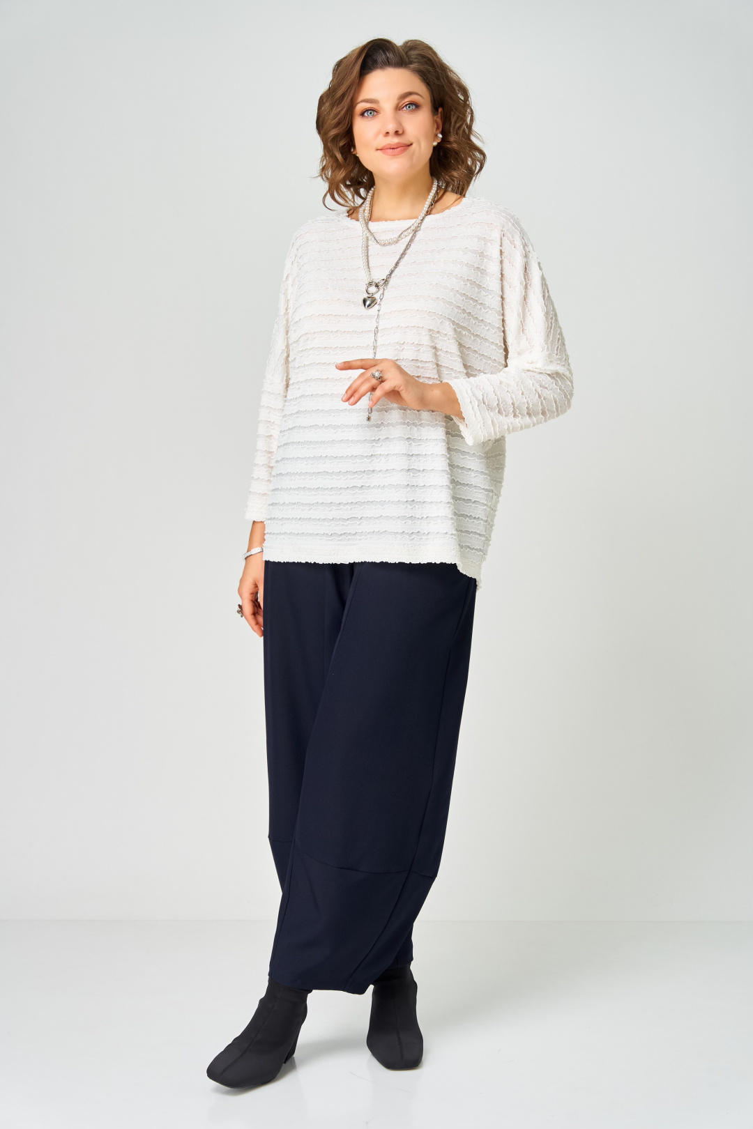 Джемпер BLISS 9401 молочный - фото 6