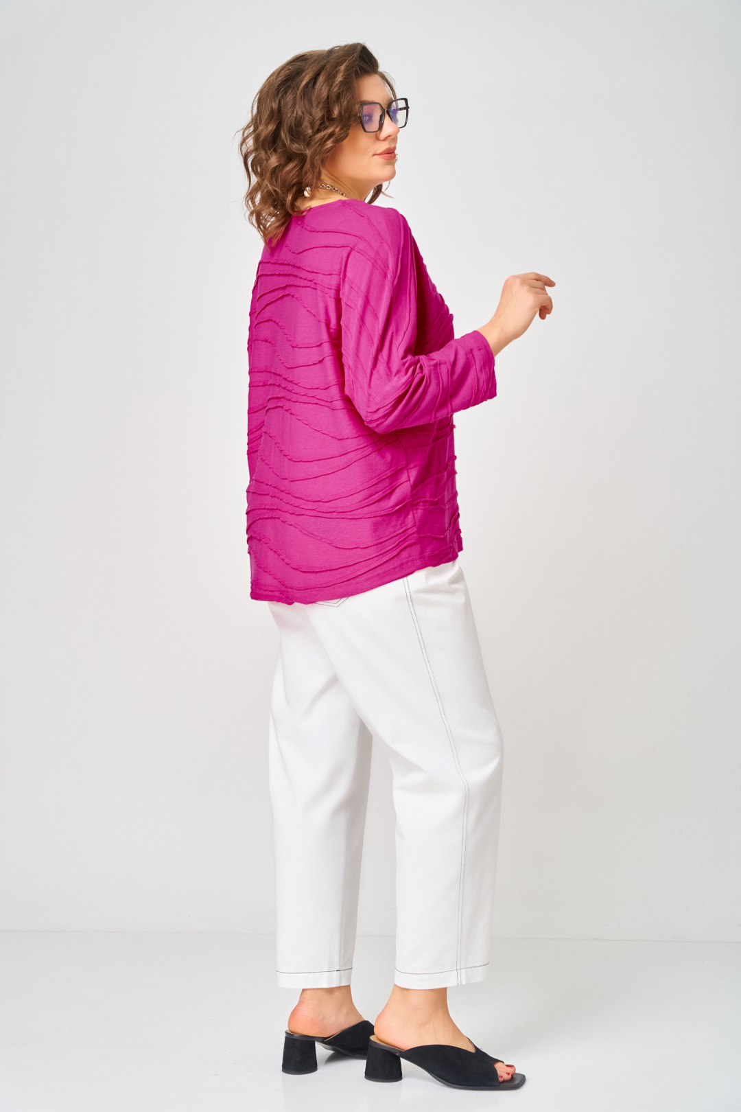 Джемпер BLISS 9404 фуксия - фото 2