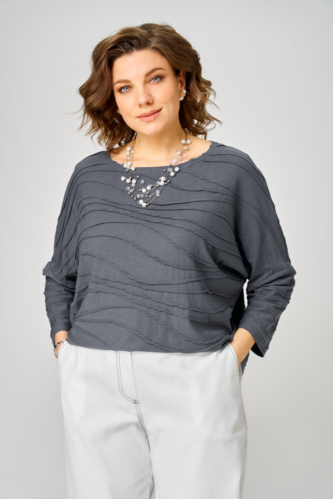 Джемпер BLISS 9404 графит - фото 2