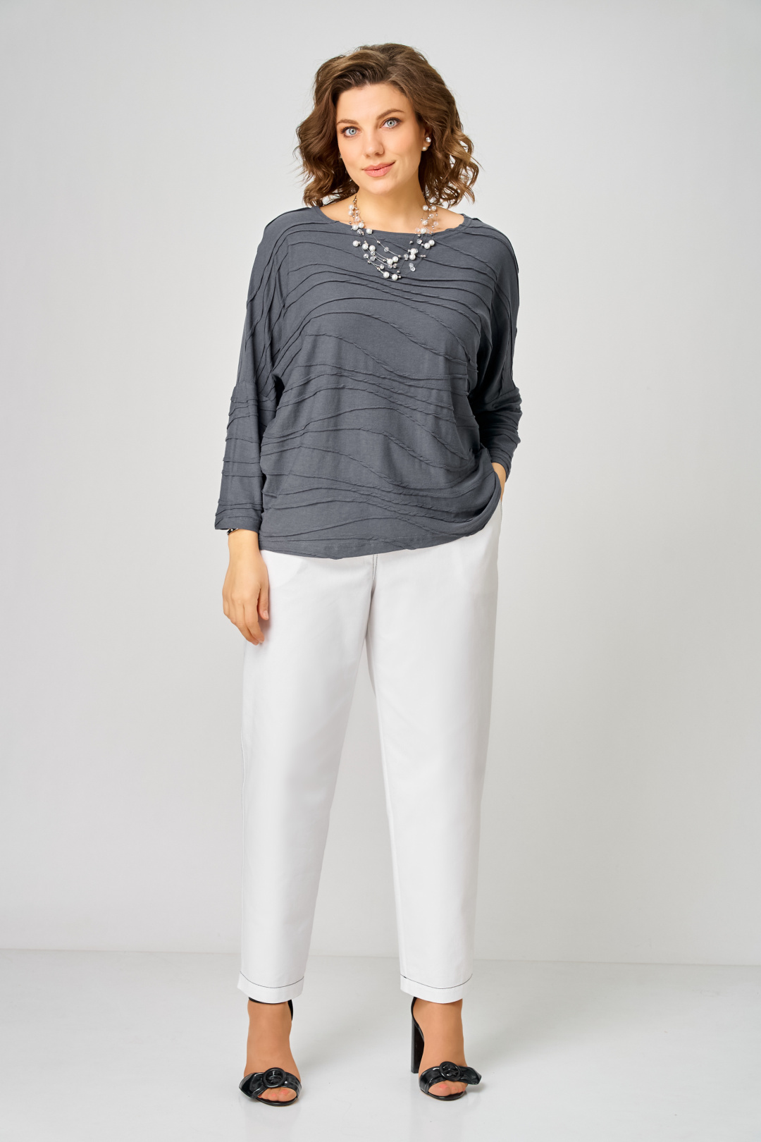 Джемпер BLISS 9404 графит - фото 3