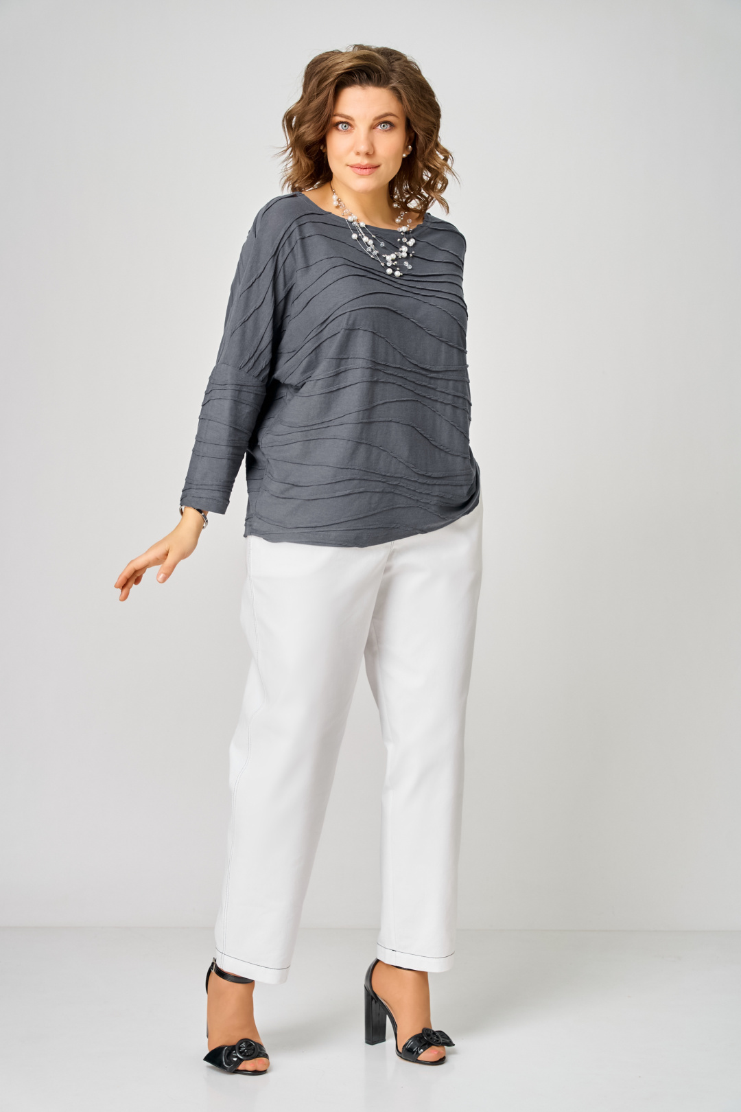 Джемпер BLISS 9404 графит - фото 5