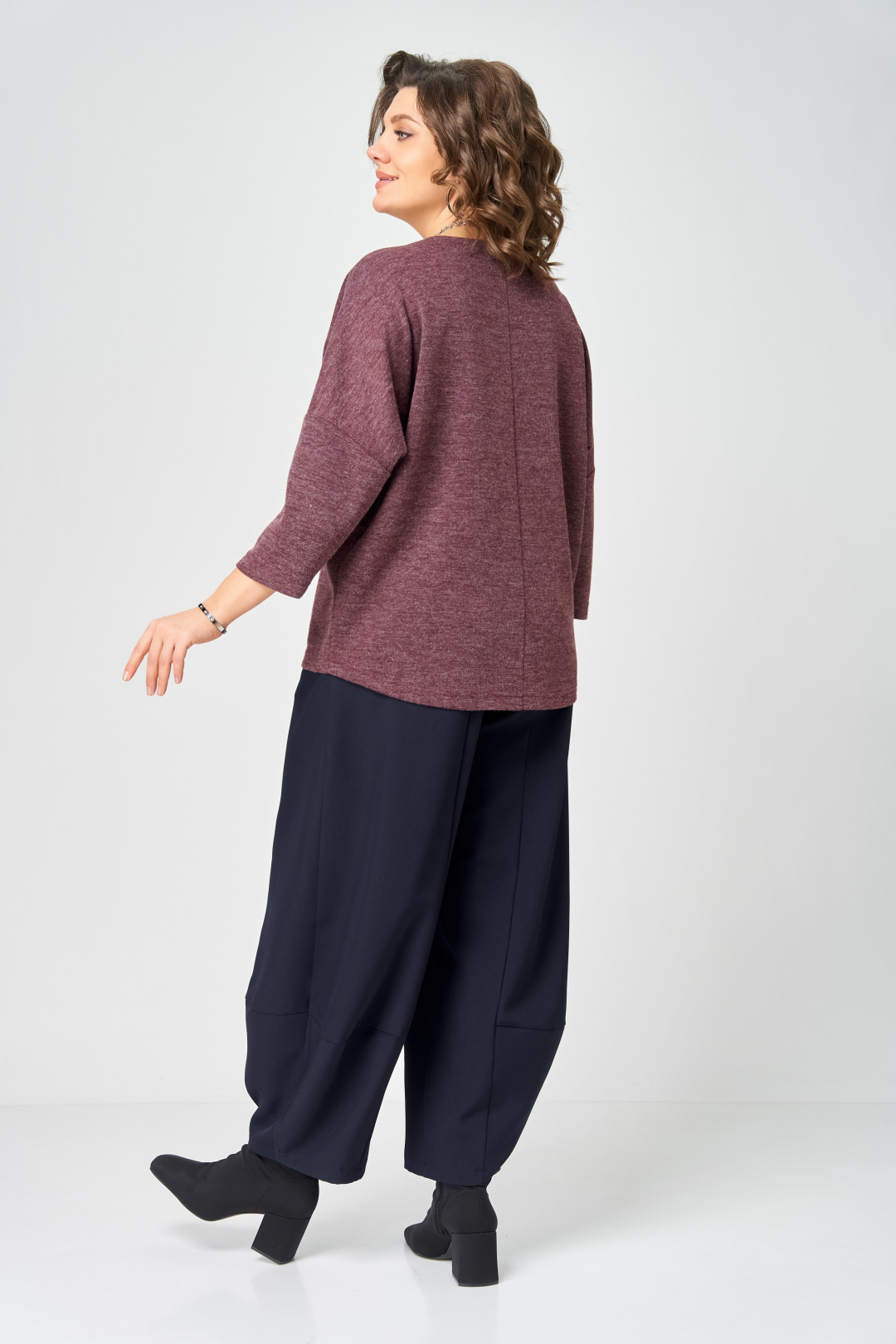 Джемпер BLISS 9500 бордовый - фото 4