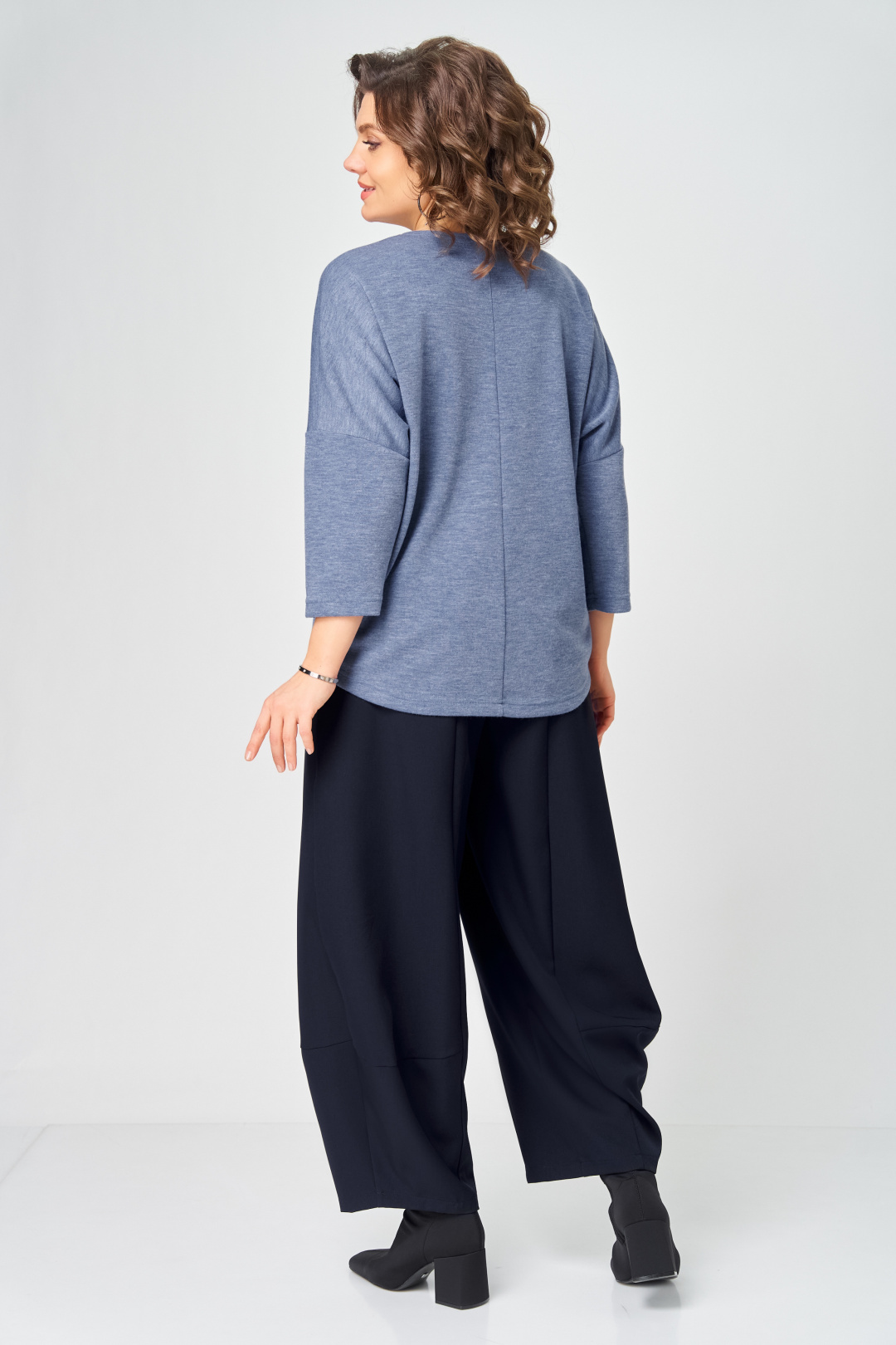 Джемпер BLISS 9500 стальной синий - фото 2