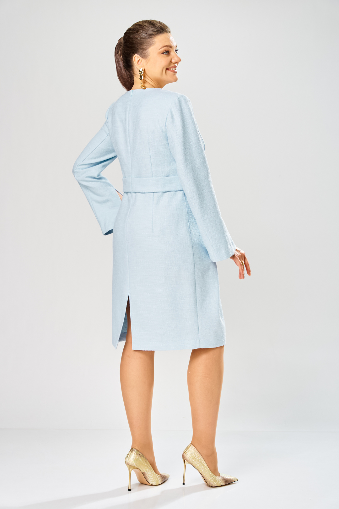 Платье BonnaImage 1018/2 голубой