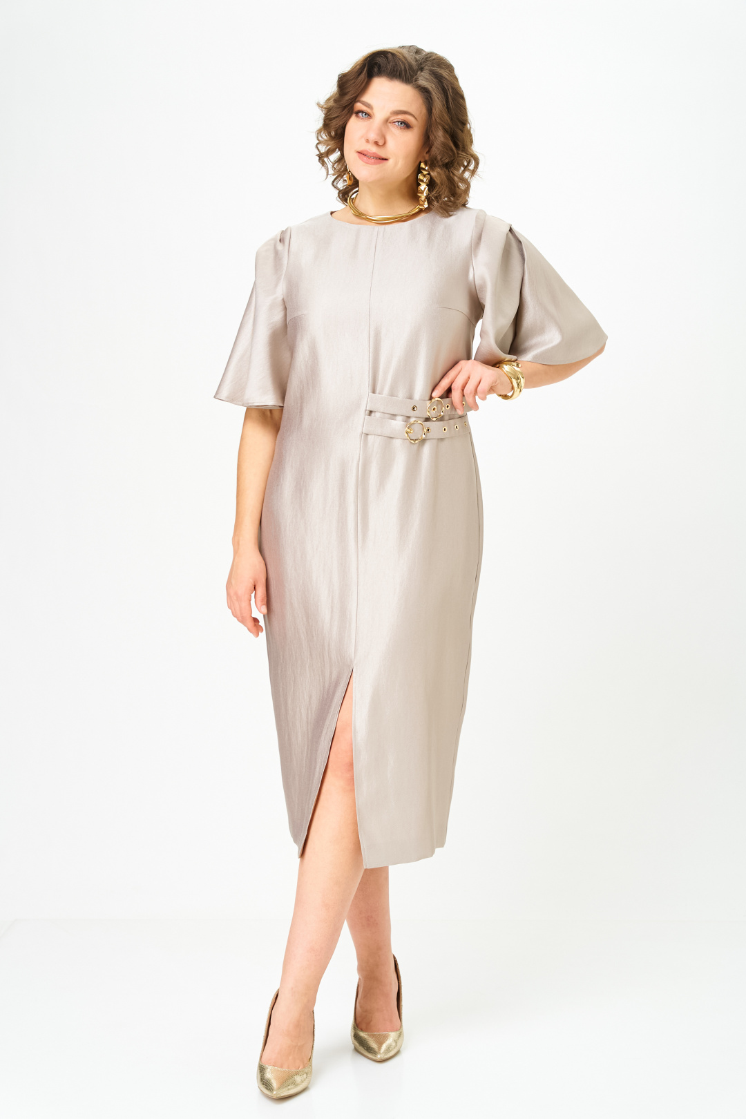 Платье BonnaImage 1019/2 молочный - фото 2