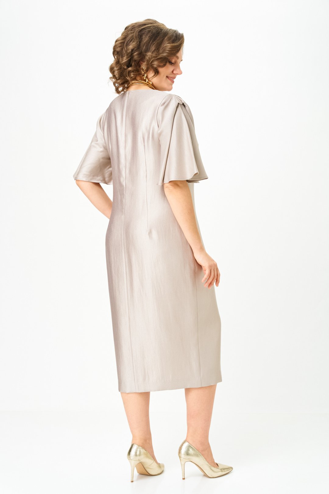 Платье BonnaImage 1019/2 молочный - фото 6