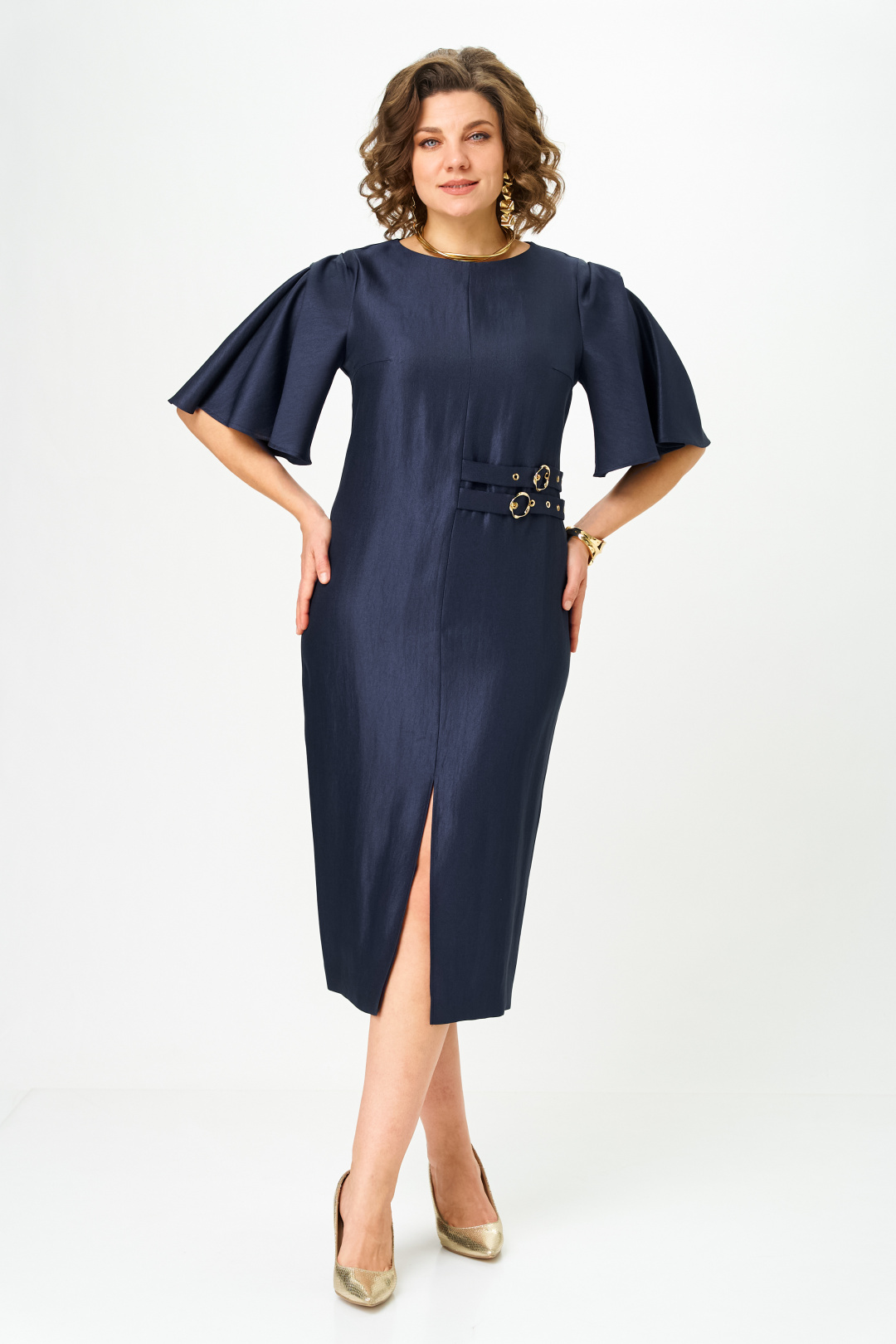 Платье BonnaImage 1019/3 синий - фото 1