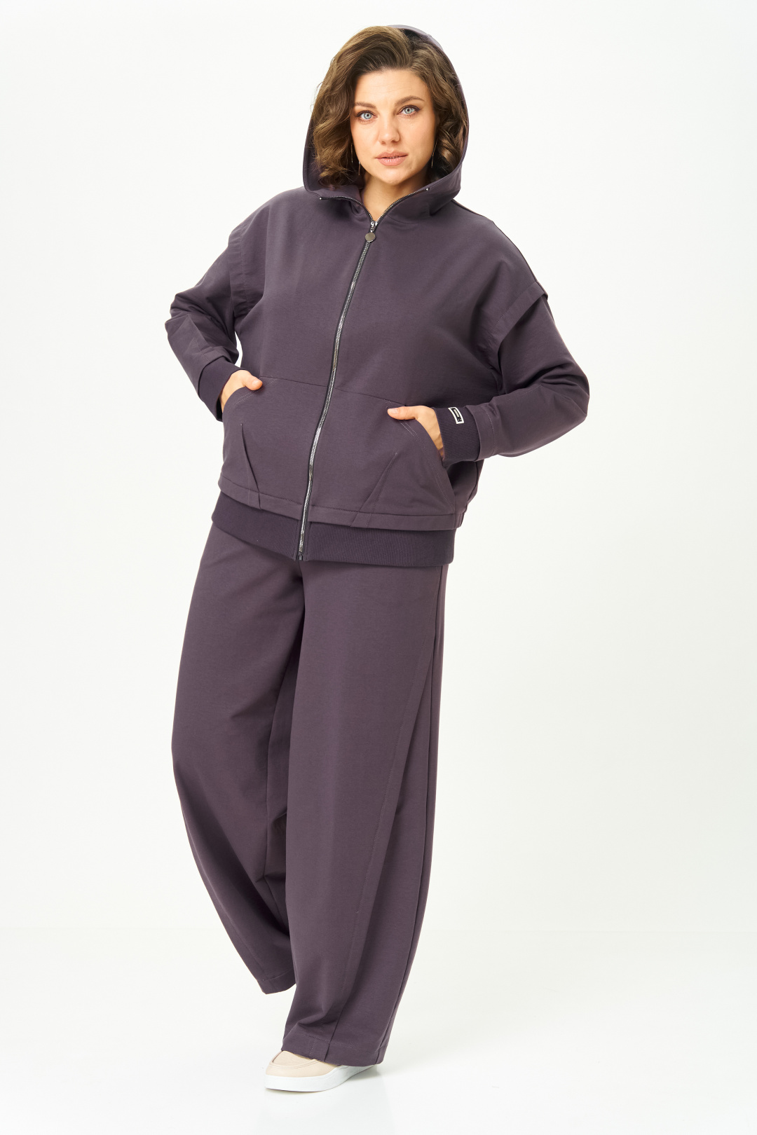 Костюм BonnaImage 1023 серо-фиолетовый - фото 3
