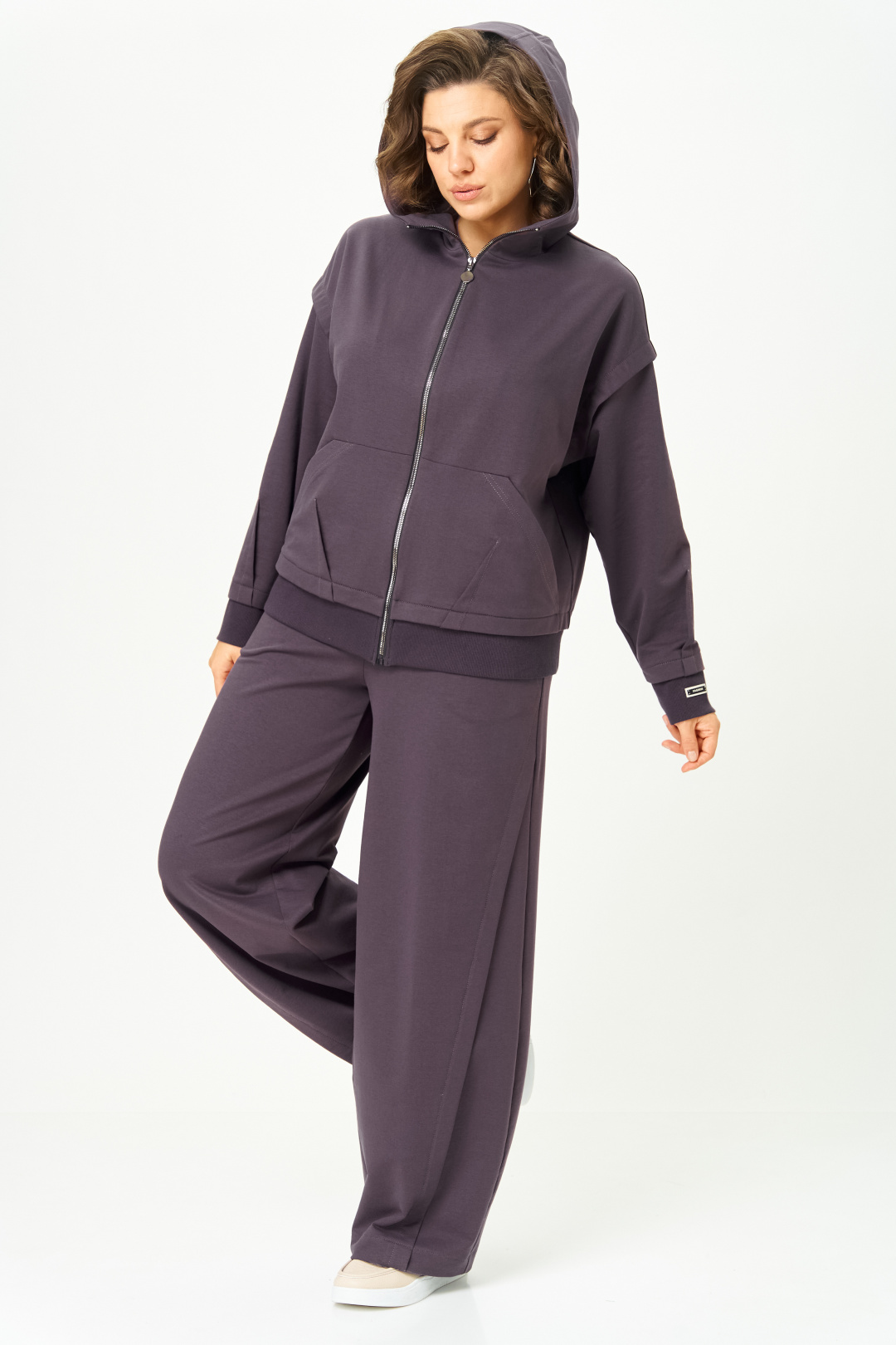 Костюм BonnaImage 1023 серо-фиолетовый - фото 4