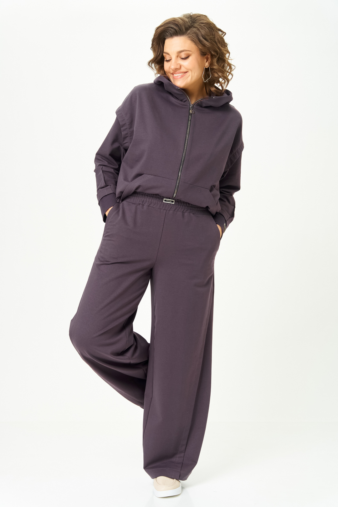 Костюм BonnaImage 1023 серо-фиолетовый - фото 6