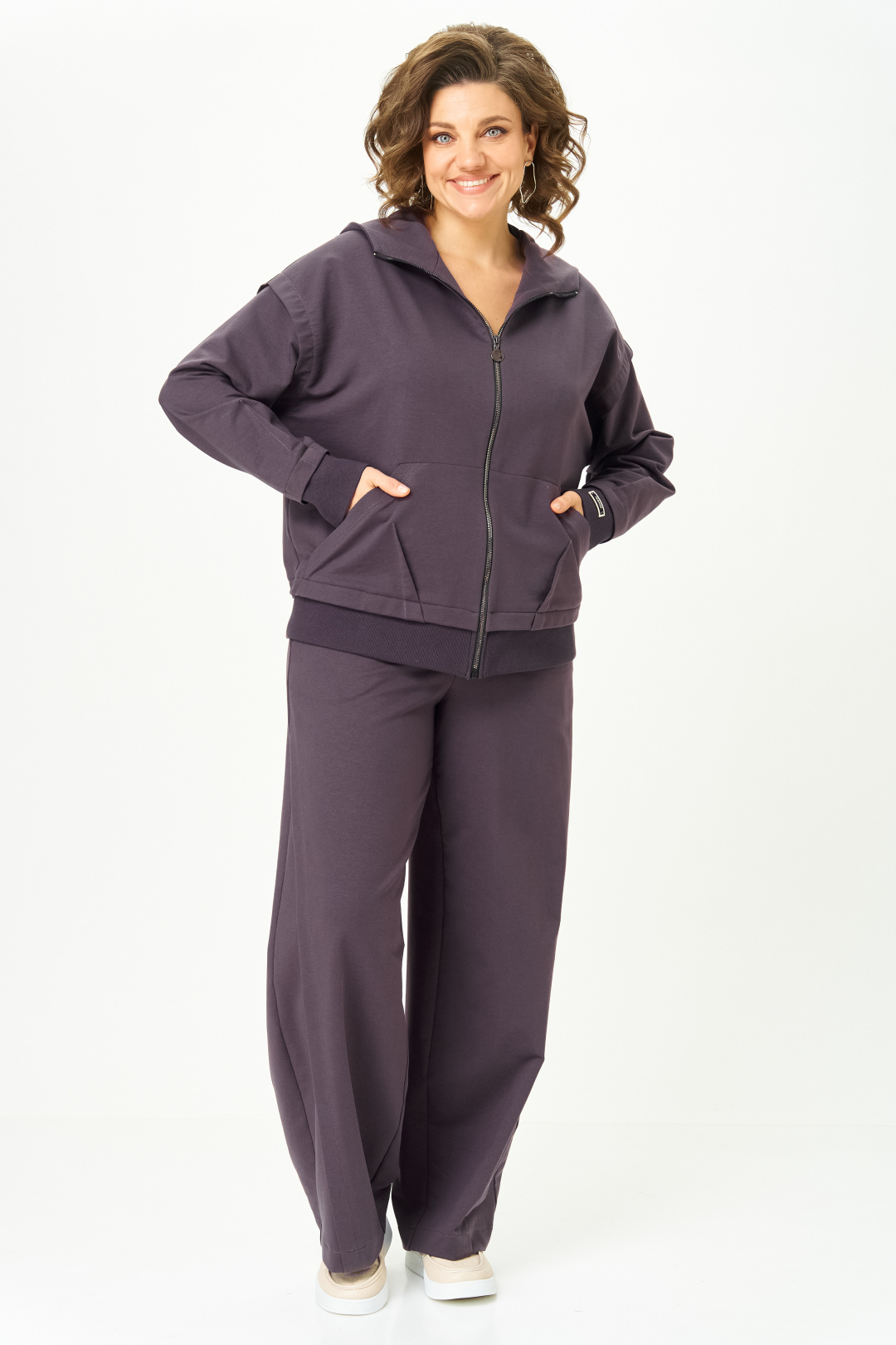 Костюм BonnaImage 1023 серо-фиолетовый