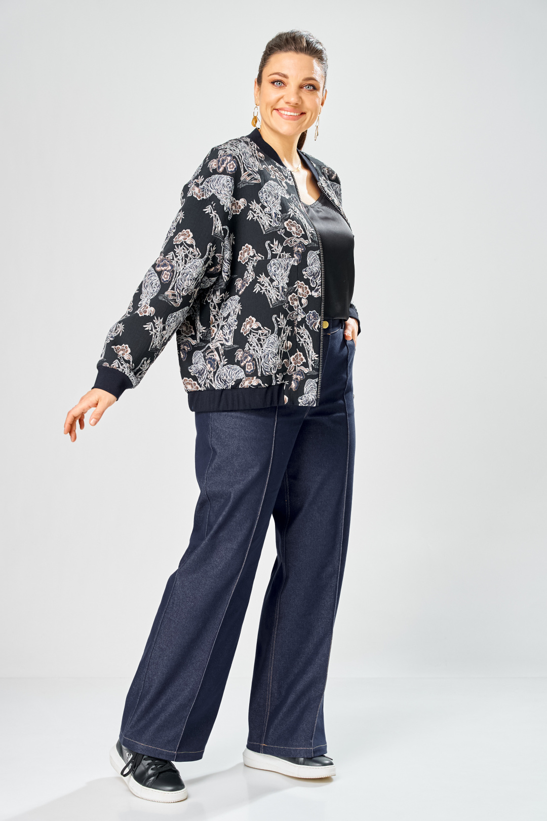 Жакет BonnaImage 1025/1 синий - фото 5