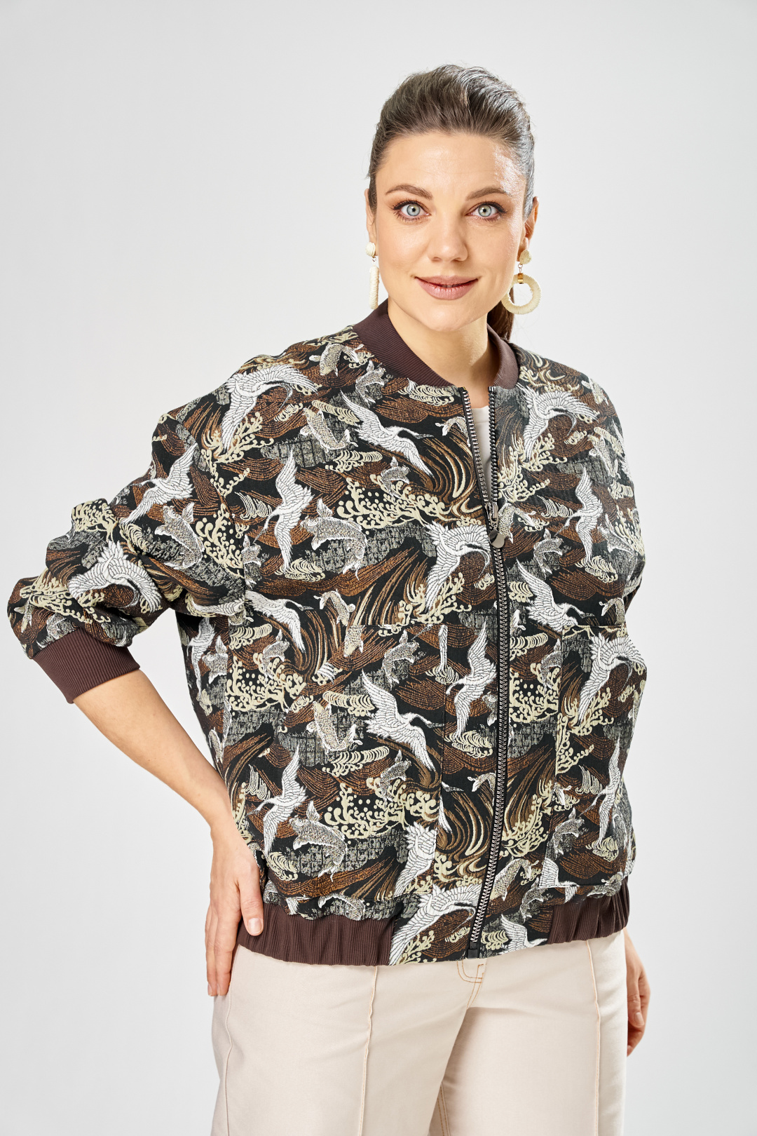 Жакет BonnaImage 1025/2 коричневый - фото 1