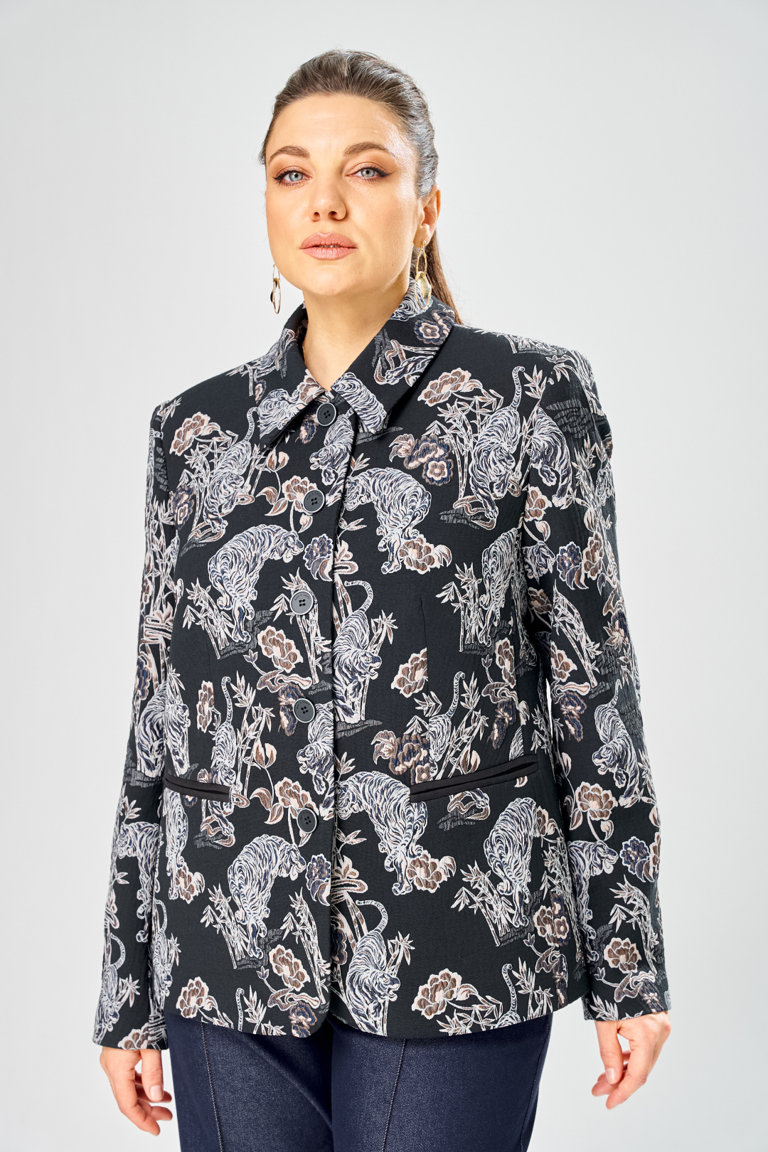 Жакет BonnaImage 1026/1 синий - фото 2