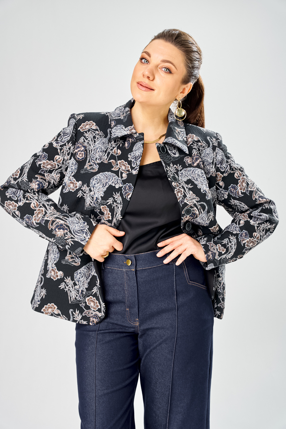 Жакет BonnaImage 1026/1 синий