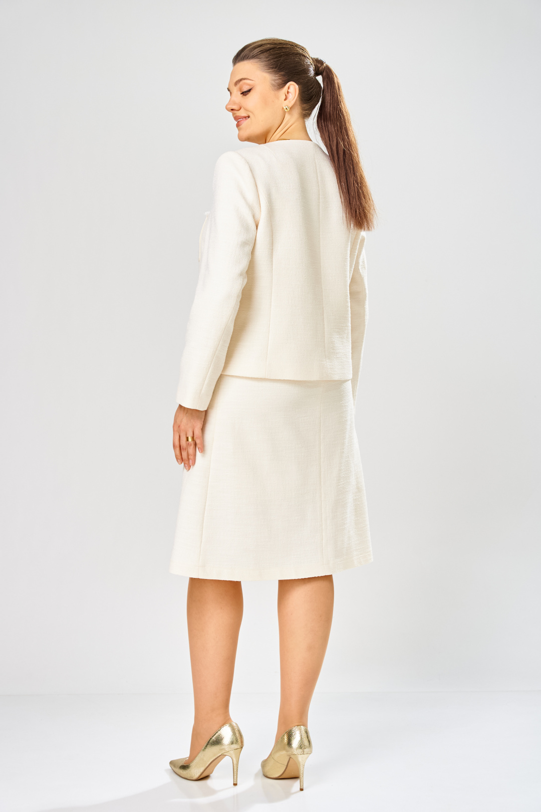 Костюм BonnaImage 1029/1 молочный - фото 4