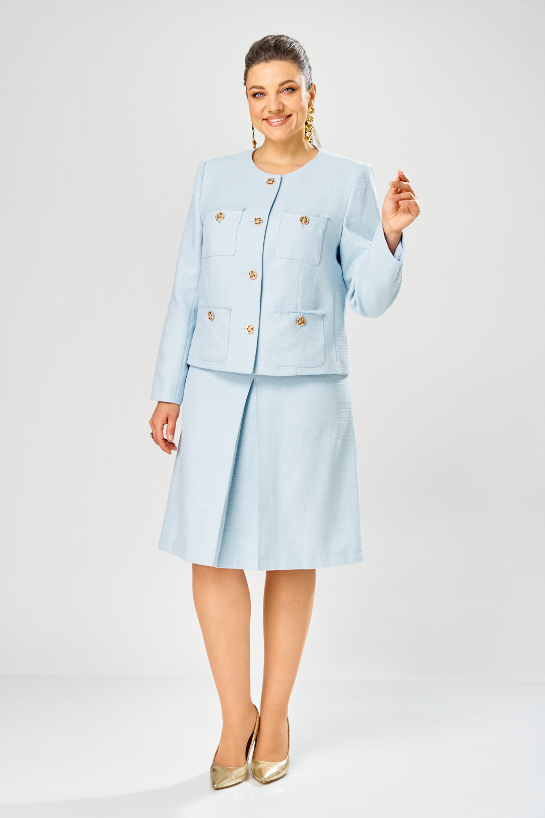 Костюм BonnaImage 1029/2 голубой - фото 4