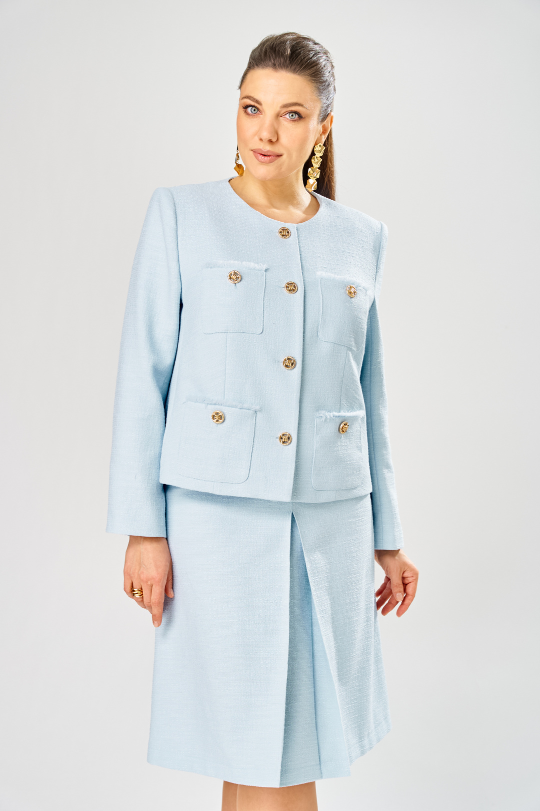 Костюм BonnaImage 1029/2 голубой - фото 5
