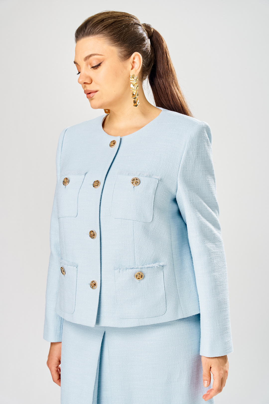 Костюм BonnaImage 1029/2 голубой - фото 6