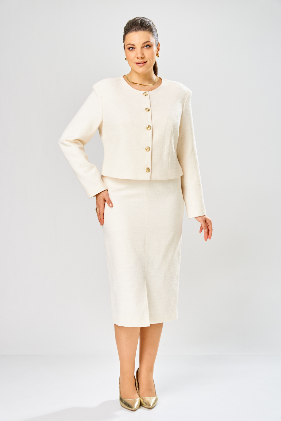 Костюм BonnaImage 1031/1 молочный - фото 1