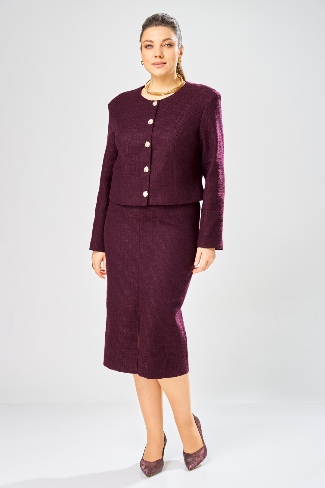 Костюм BonnaImage 1031/2 фиолетовый - фото 1