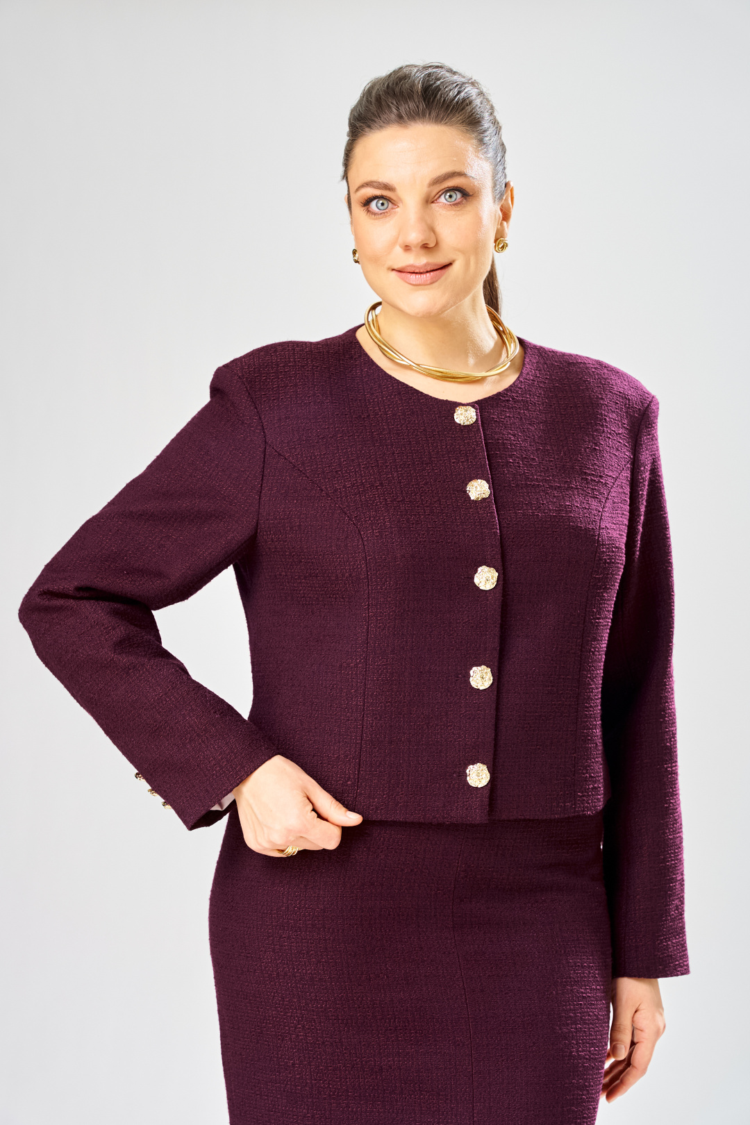 Костюм BonnaImage 1031/2 фиолетовый - фото 5