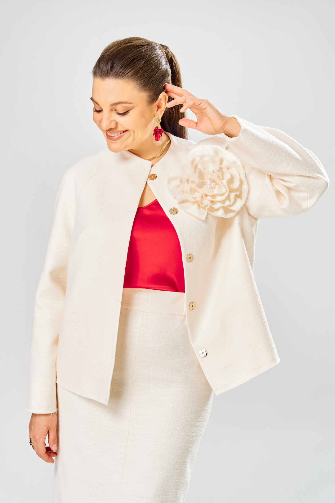 Жакет BonnaImage 1032/1 молочный