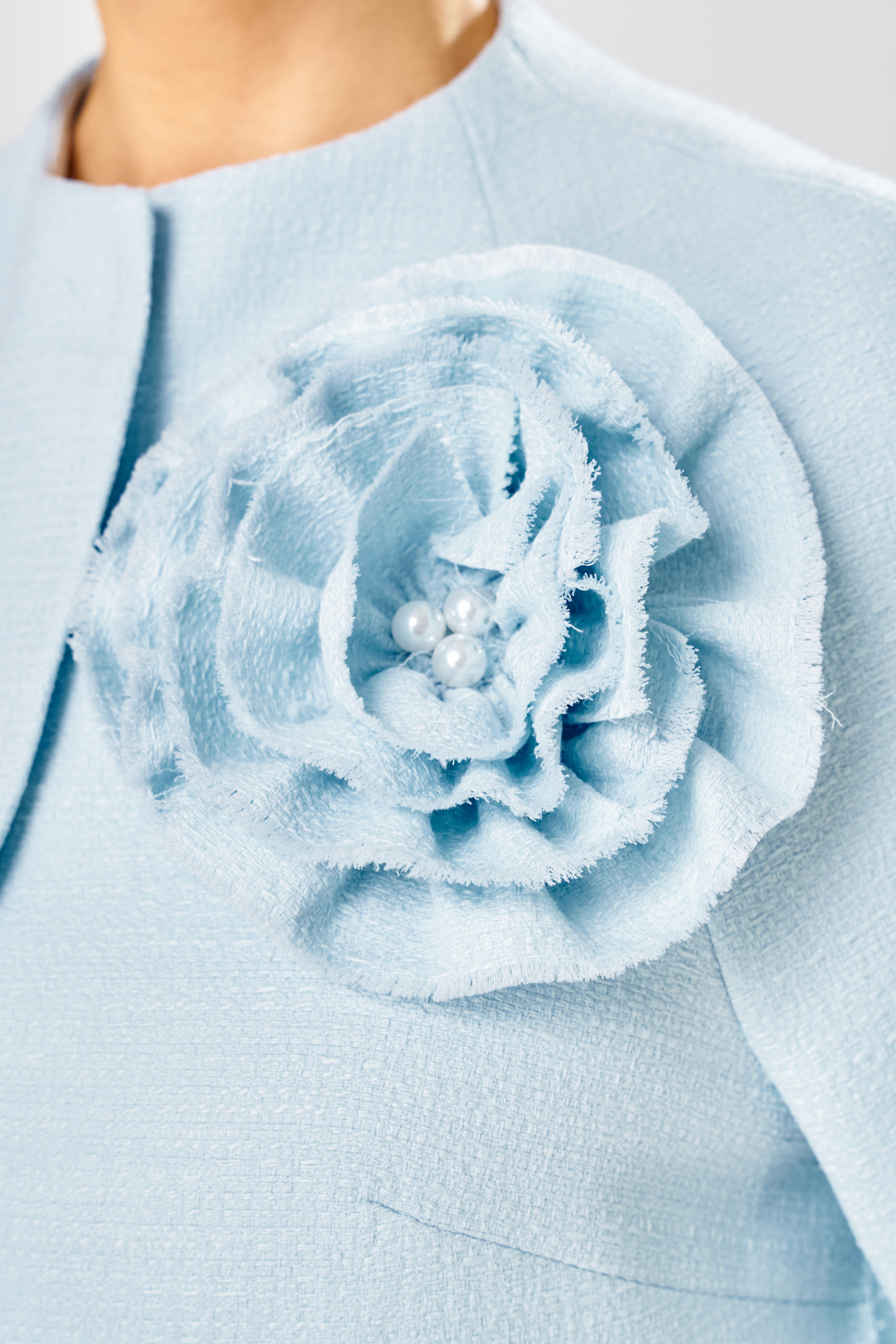 Жакет BonnaImage 1032/2 голубой - фото 3