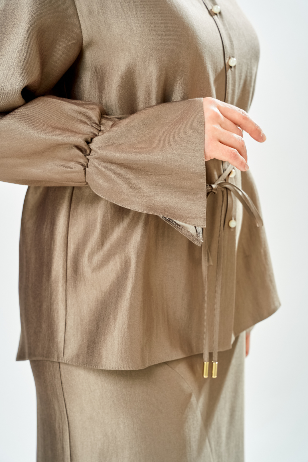 Костюм BonnaImage 1035/1 бежевый - фото 6