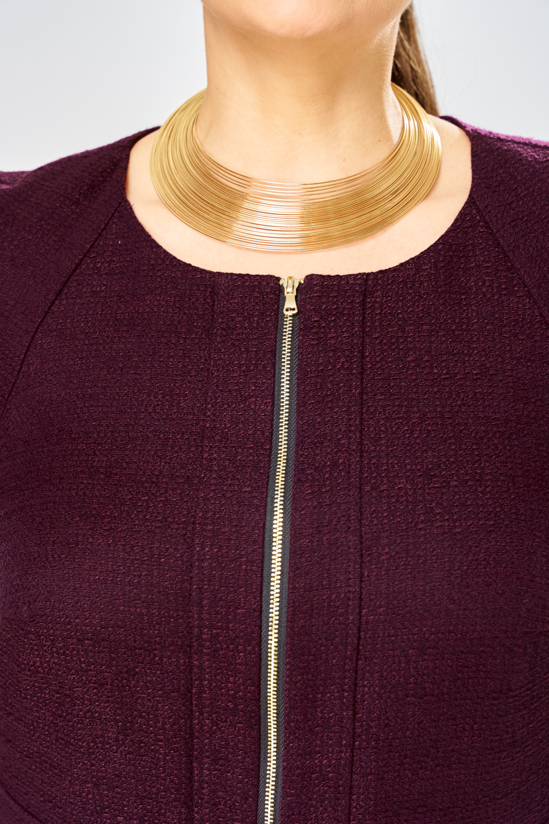 Платье BonnaImage 1036/1 фиолетовый - фото 6