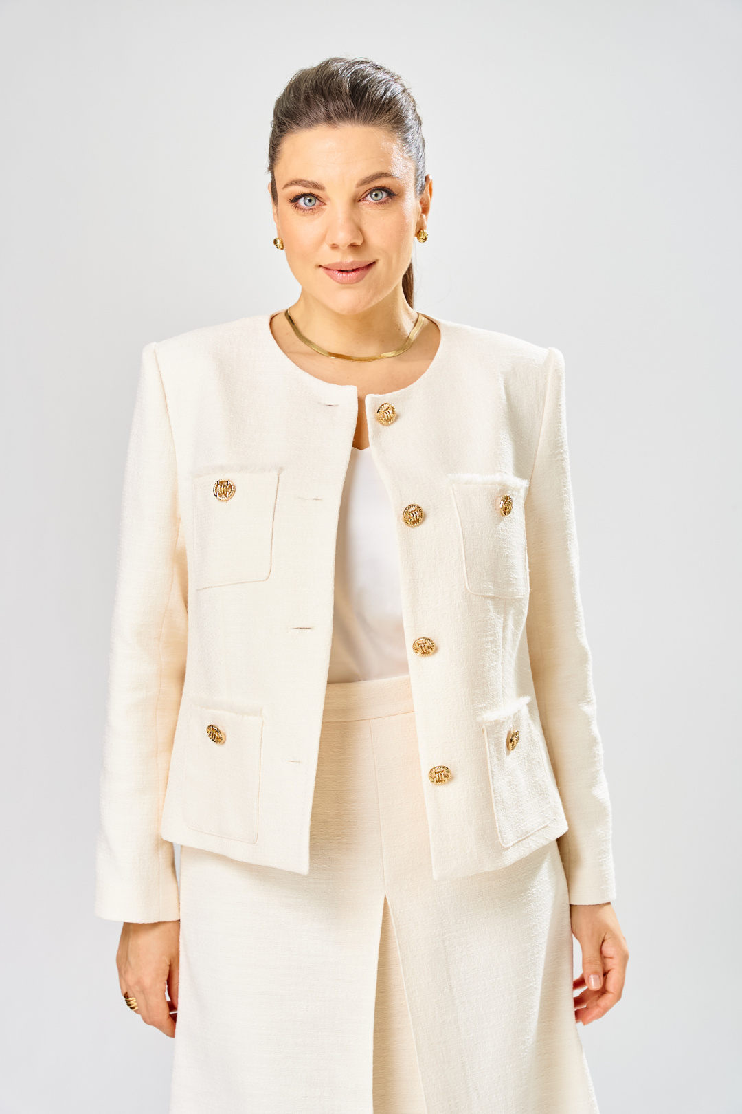 Жакет BonnaImage 1039/1 молочный