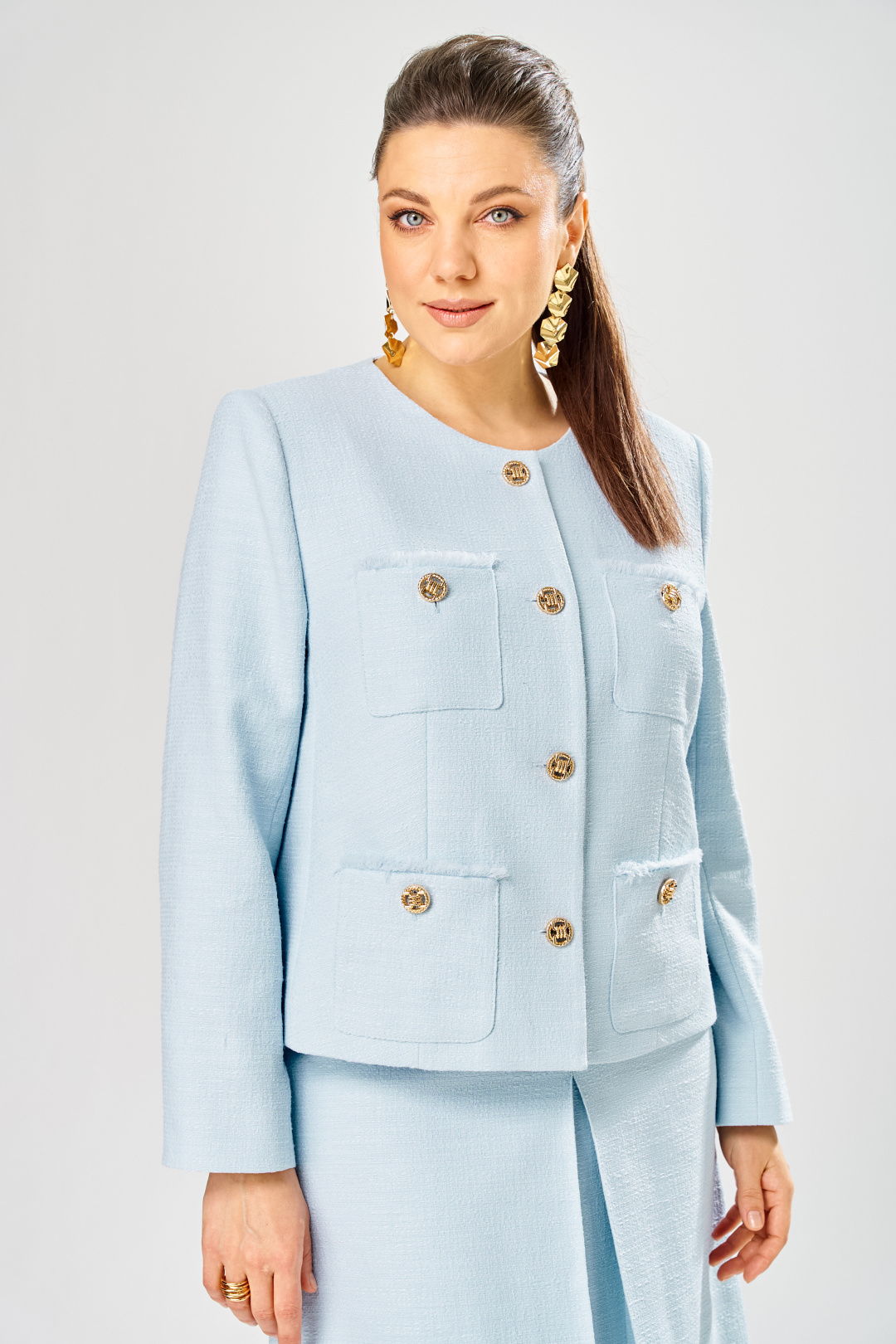 Жакет BonnaImage 1039/2 голубой