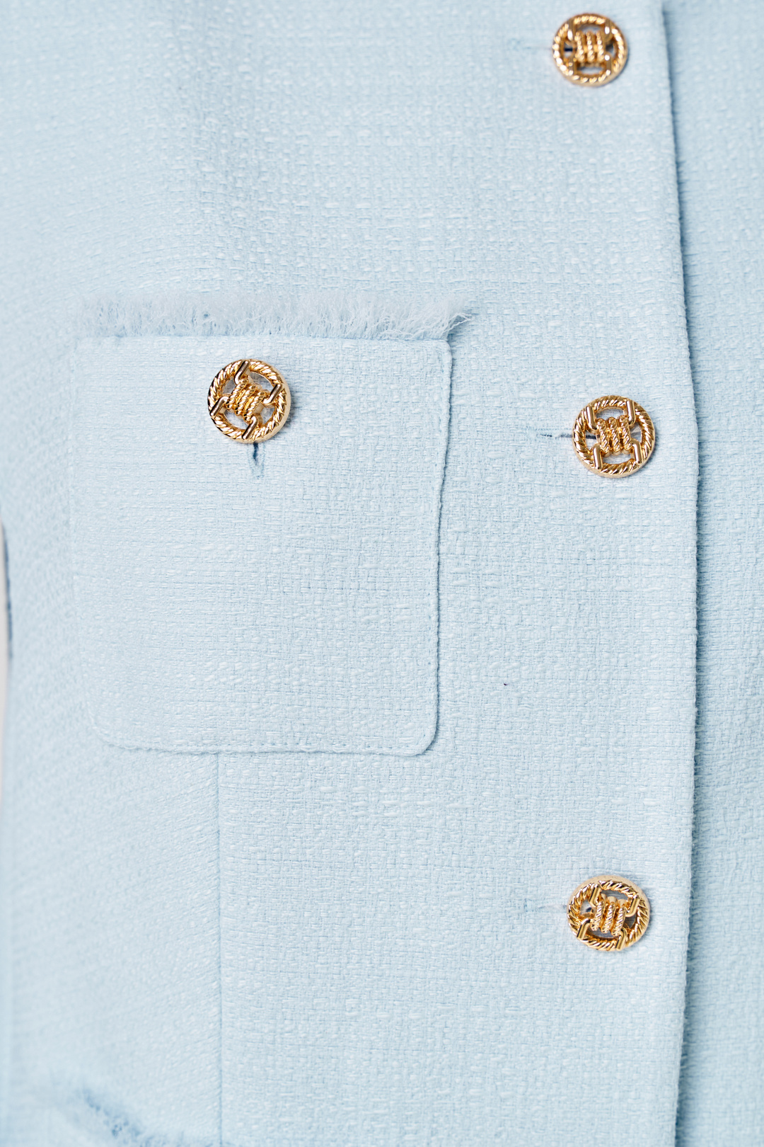 Жакет BonnaImage 1039/2 голубой - фото 6