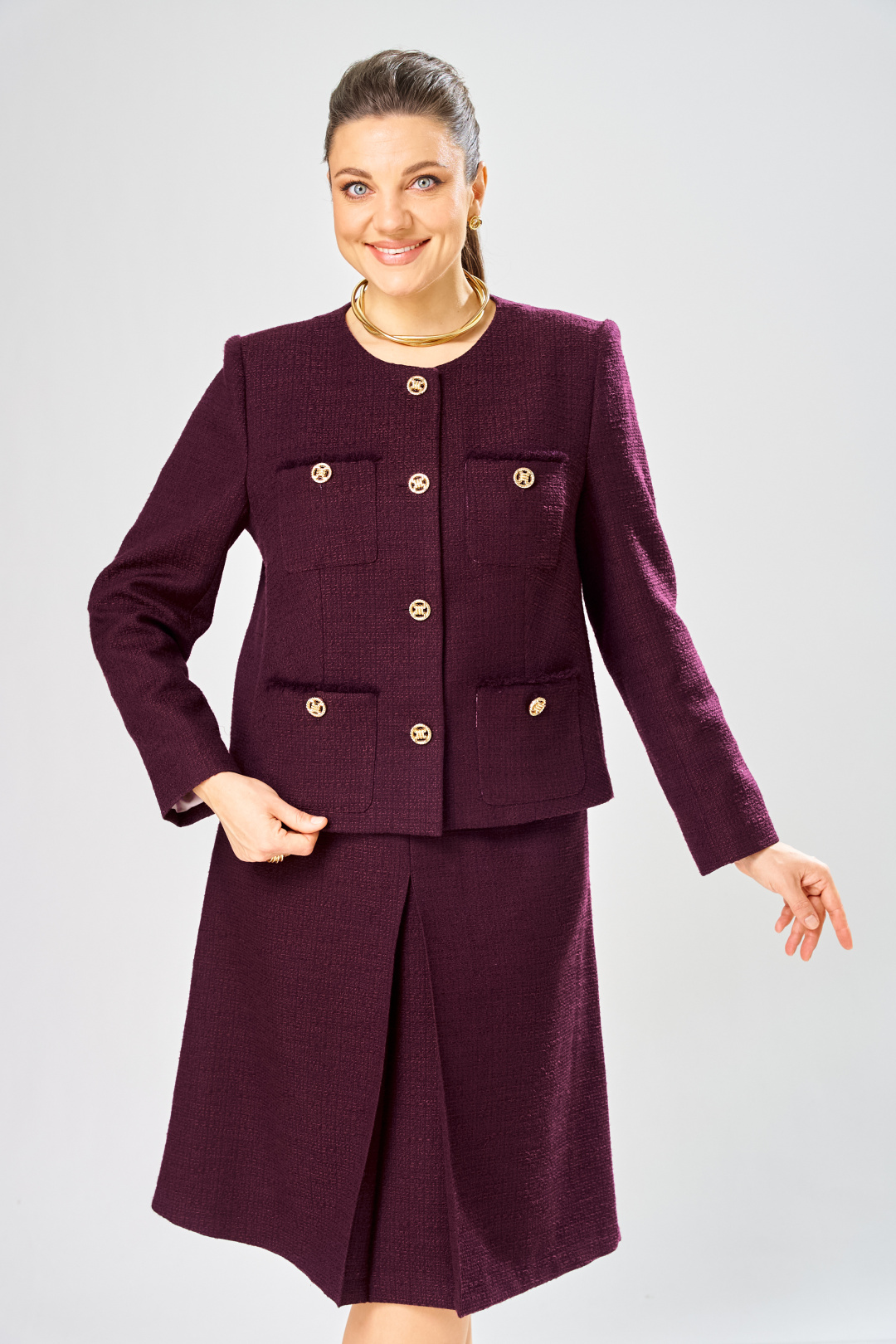 Жакет BonnaImage 1039/3 фиолетовый